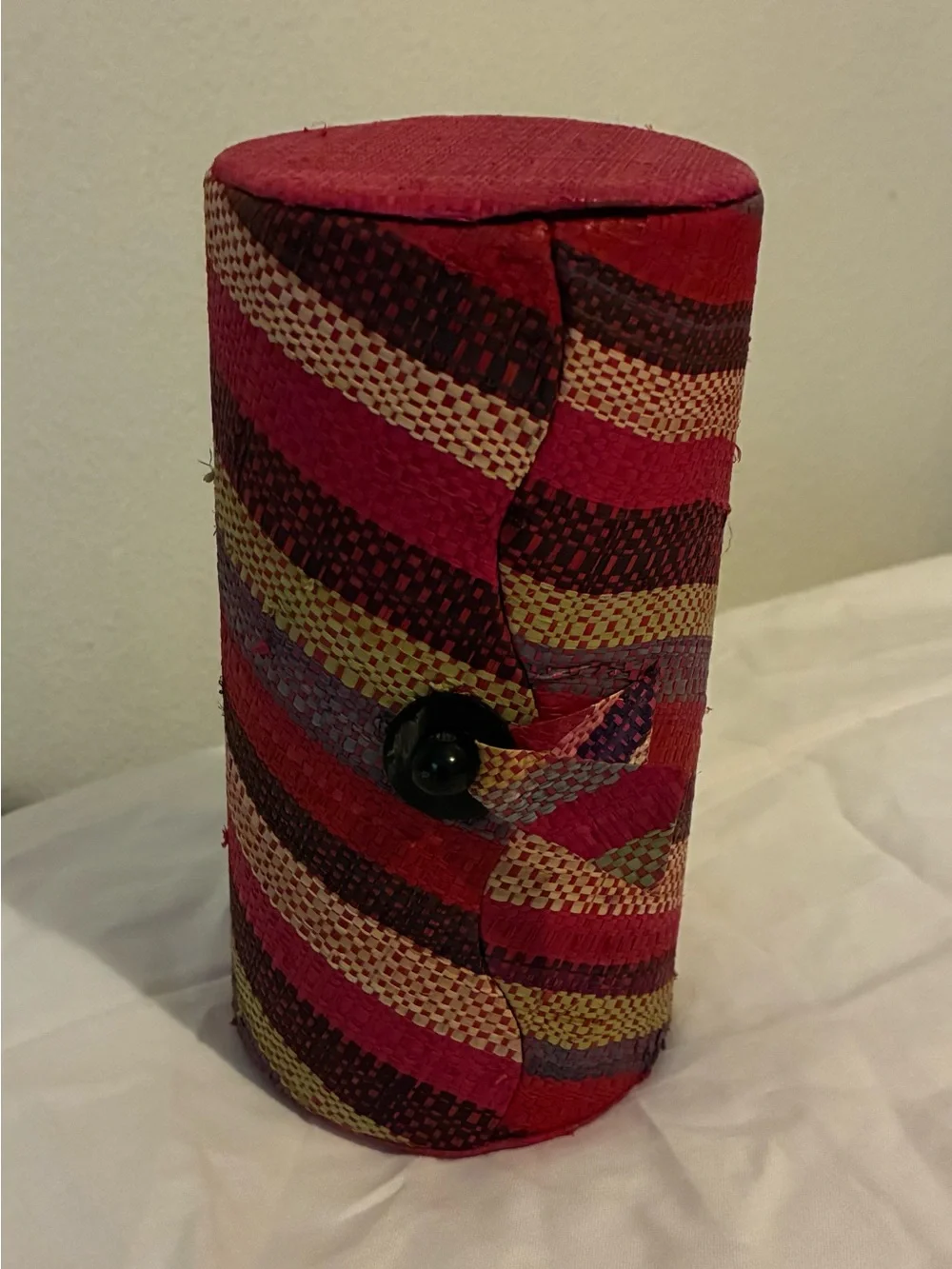 Round Artisanal Jewelry Box | Handmade